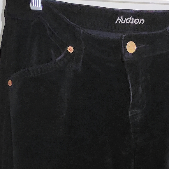 Hudson Black Corduroy Jeans Flare 29 Long - Picture 4 of 7